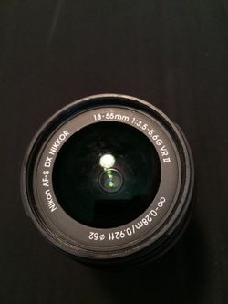 Nikon AF-S DX Nikkor 18-55mm lens (jammed)