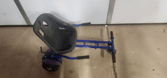 Hover board with cart attachment