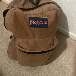 Vintage Corduroy Jansport Backpack 