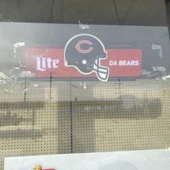 Bears Miller Lite Neon