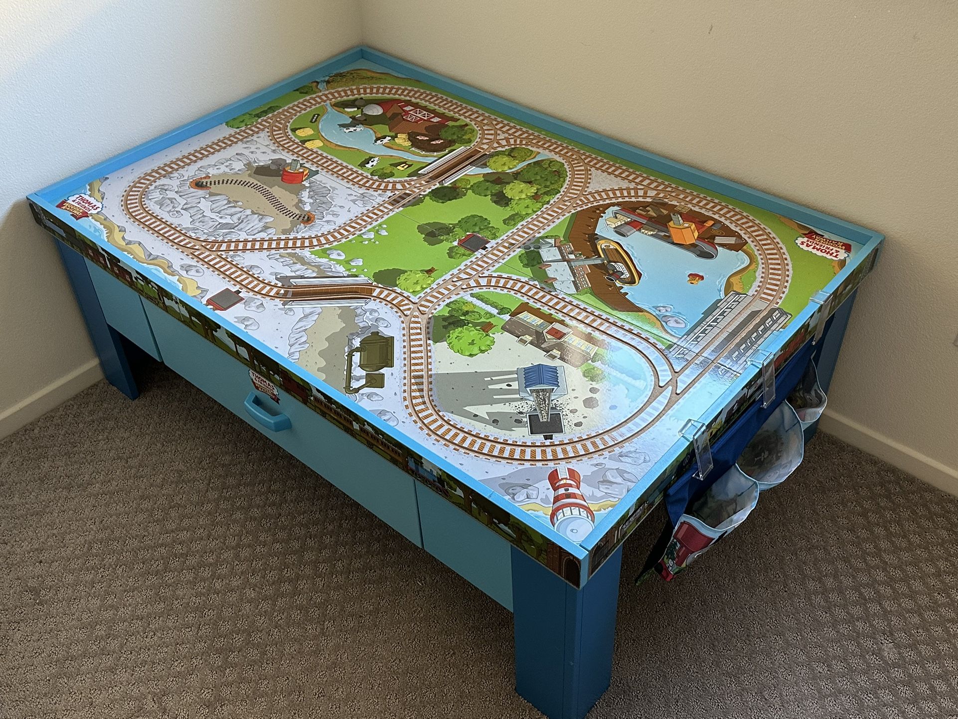 Thomas And Friends Train Table with Drawer