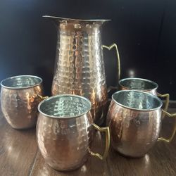 Copper Drink Set