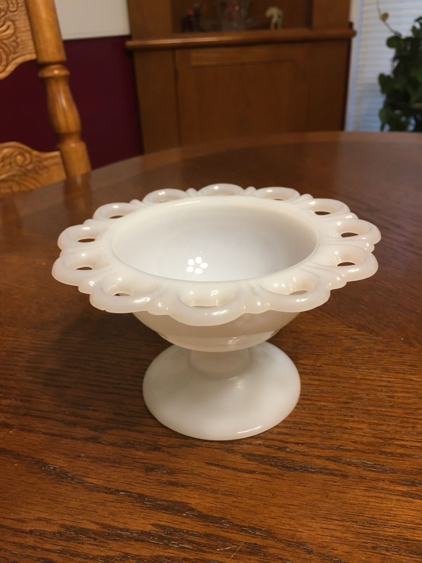 Antique Milk Glass Bowl