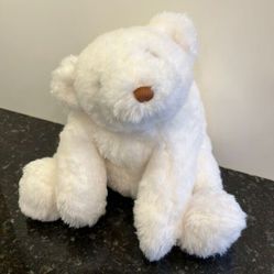Gund White Crummpet Bear #15013. Size 11”