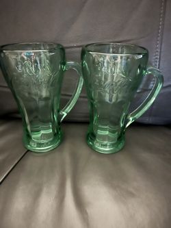 2 Vintage Coca Cola Libby Glasses