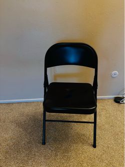 Black Folding Chair