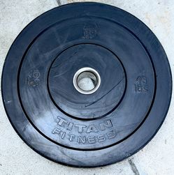 Total Fitness 45lb Olympic Bumper Plate