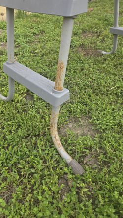 Pool Ladder And Pool Cleaner