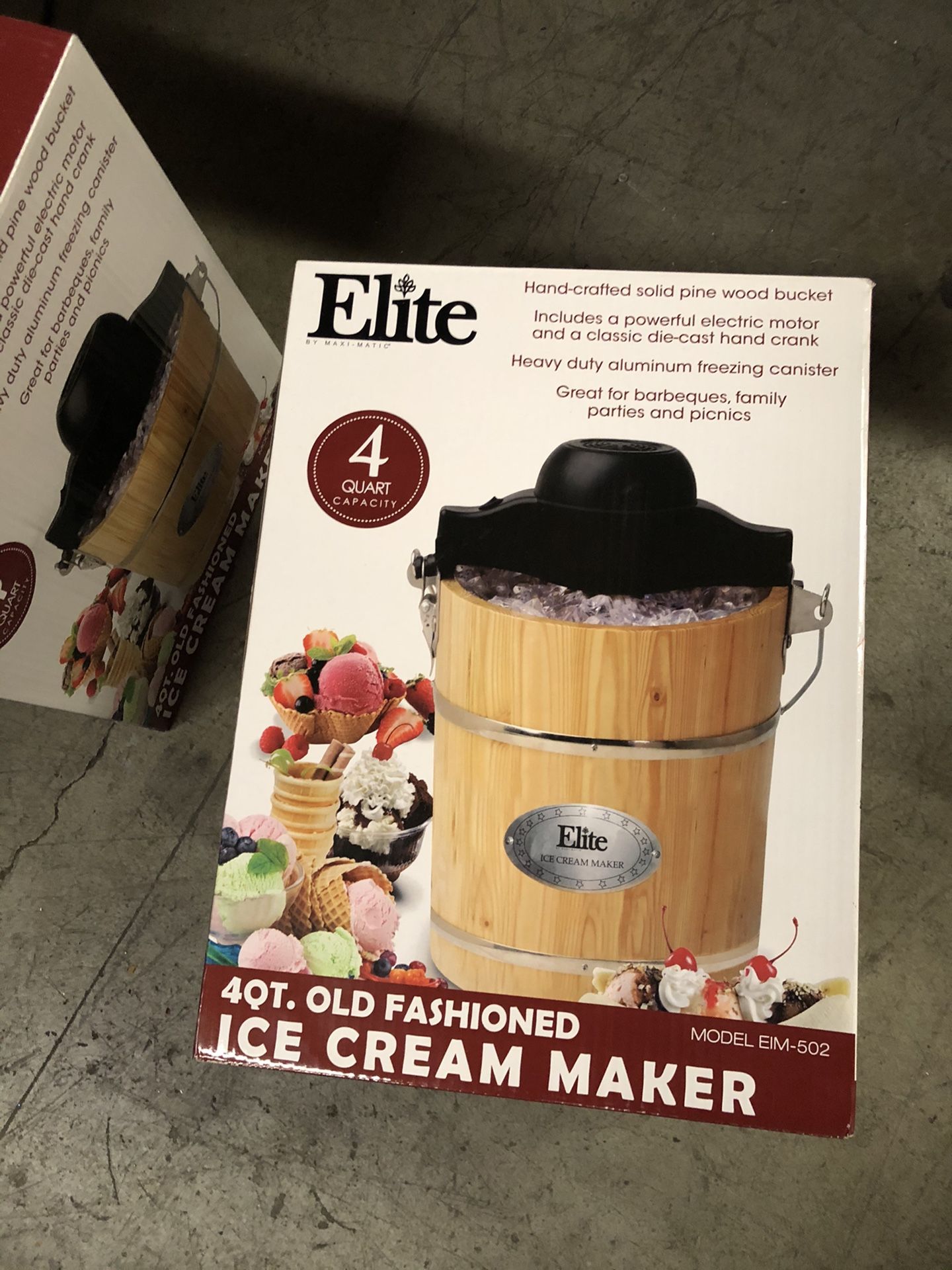 Elite Ice Cream Maker