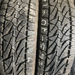 265 /70/17  Bridgestone New Parts Only 