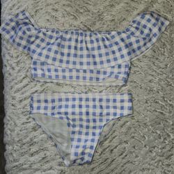 Girls 2 Piece Bathing Suit Size 7/8 