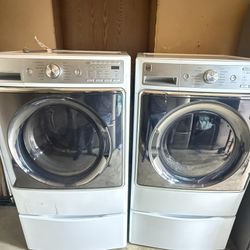 Large Capacity Washer And Electric Dryer 
