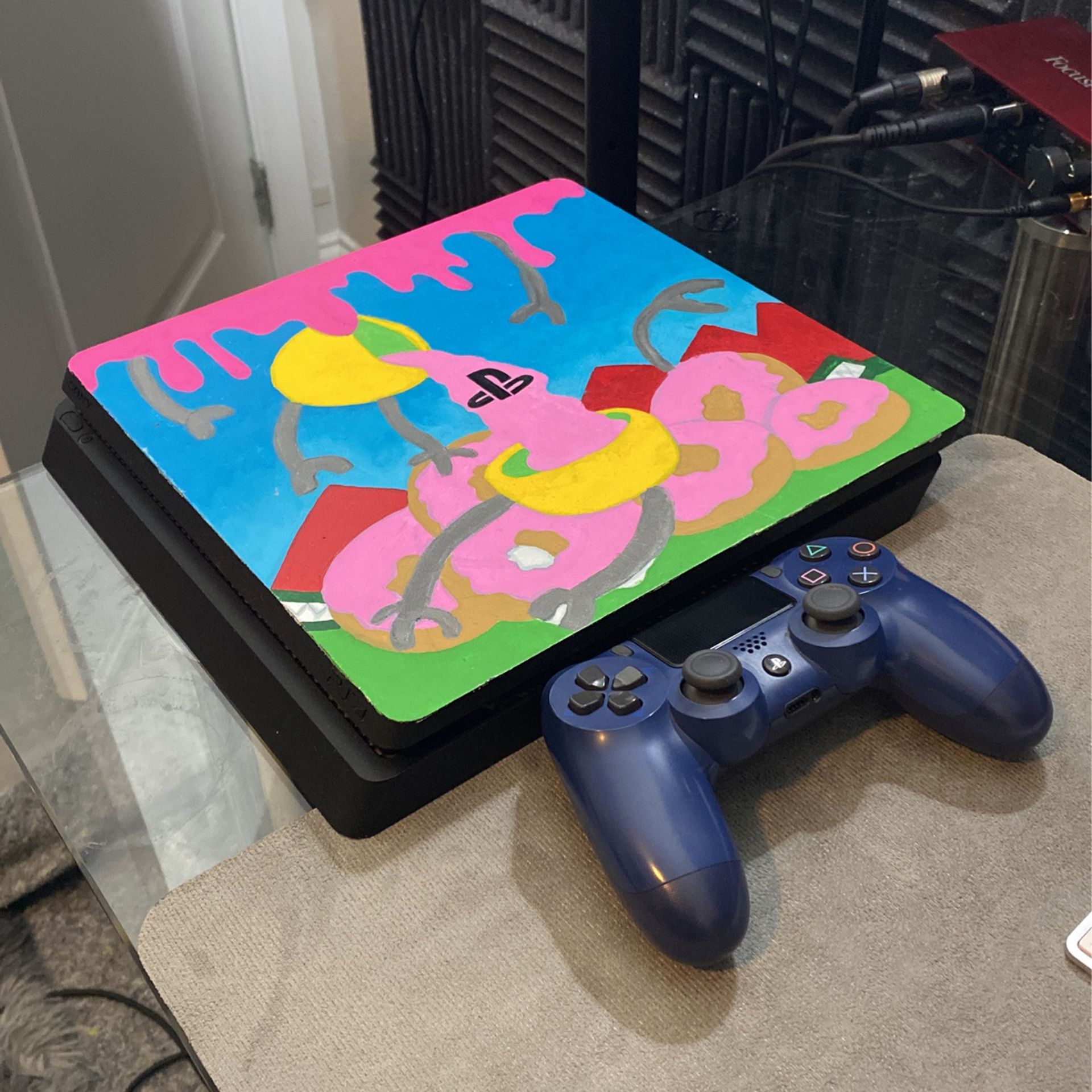 Umeki Forbyde idiom PS4 1TB w/ Navy Blue Controller, HDMI & Power Cable (Custom Painted) for  Sale in Kissimmee, FL - OfferUp
