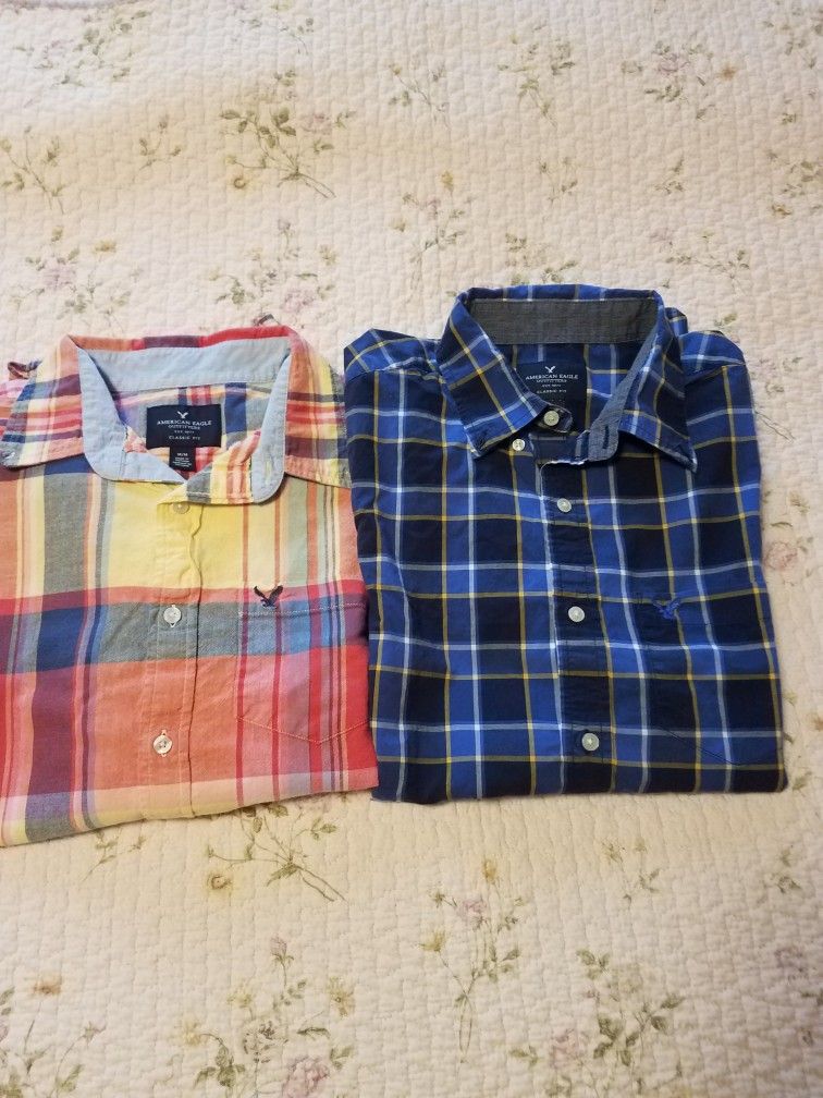 Long Sleeve Men's Shirts Sz M