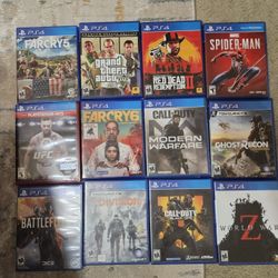 XBox 350 And Ps4 Plus12 Ps4 Games For Sale 