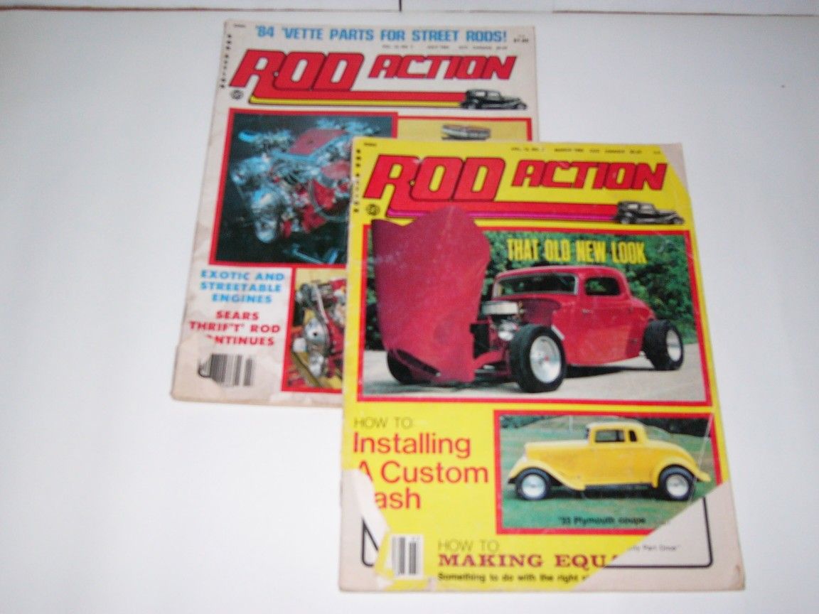old Rod Action magazines