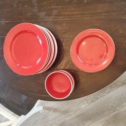 Fiesta Wear Plates and Bowls Red From Macys