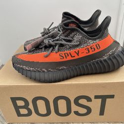 Adidas Yeezy Boost 350 V2 Carbel/Stegry/Solred. Size: US 6.5.