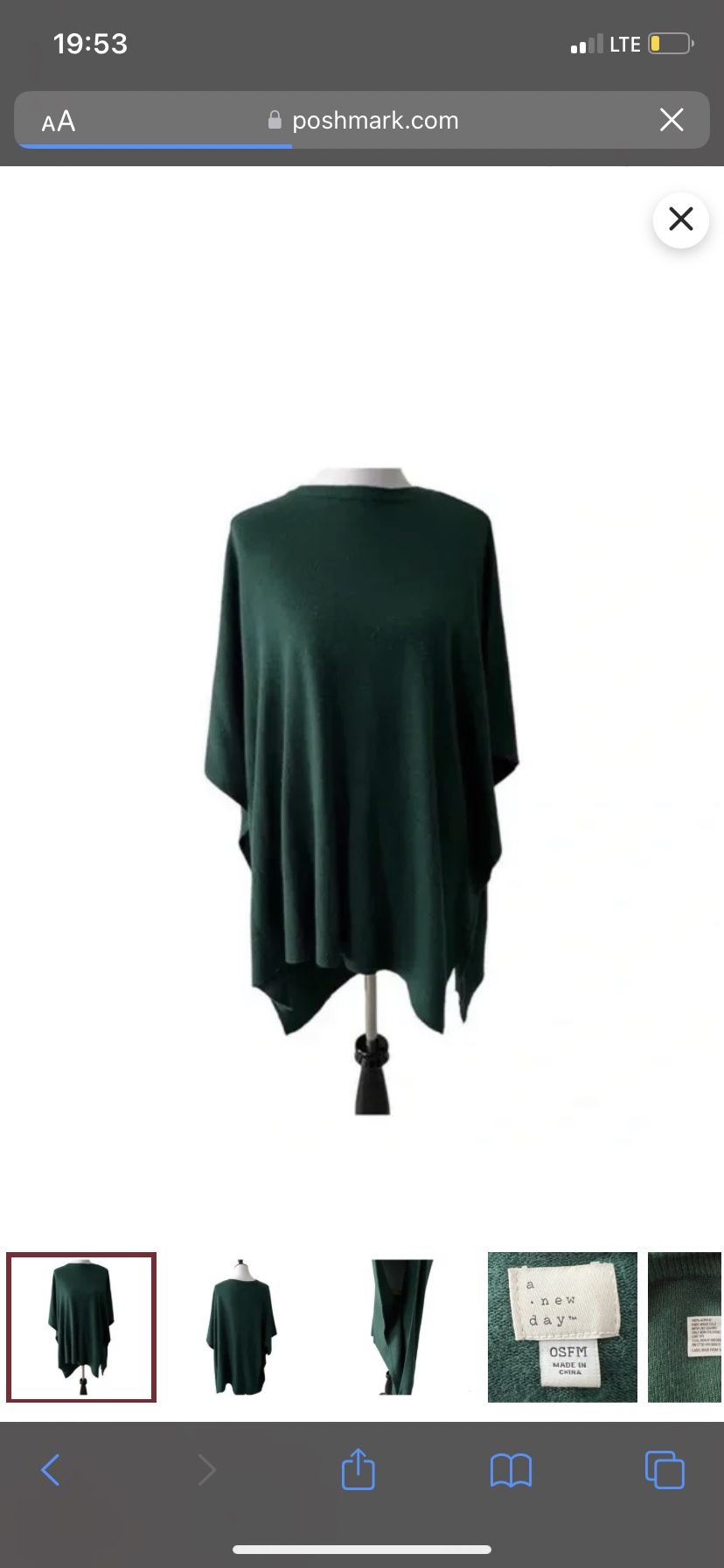 A New Day Poncho Cape