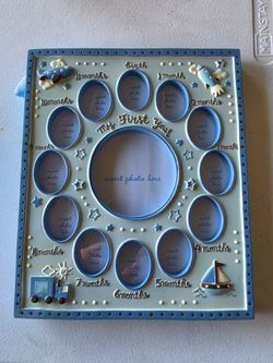 My First Year Baby Photo Frame