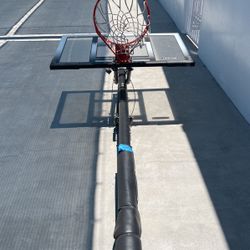 Basketball Hoop On Steel Pole
