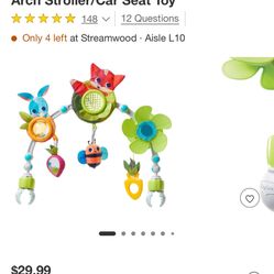 Tiny Love Meadow Days Sunny Stroll Arch Stroller/Car Seat Toy