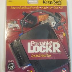 Portable Locker keep/safe lock and go by Sentry has Cable great for travel NEW  , MADE IN  USA, IN 1994, NEW COMBINATION LOCK