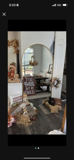 6 .4 Foot Mirror 34 Width Across Gorgeous Large Gold Arch Mirror 