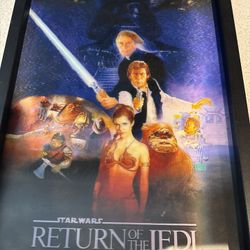 🔥 Return of the Jedi – 3D Framed Lenticular Poster – $20 (Burbank)