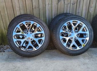 Snowflake 22s Wheels On New Tires.
