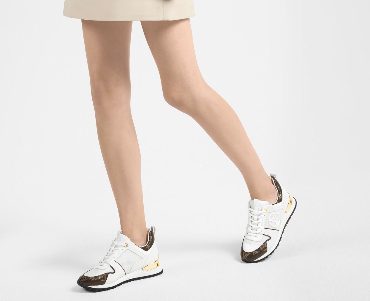 Louis Vuitton Silver Athletic Shoes for Women for sale