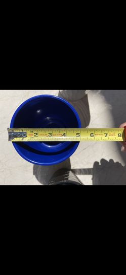 Blue Plant Pot Like New Size In Photos