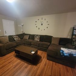 Brown Sectional