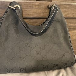 Authentic Black Gucci Purse