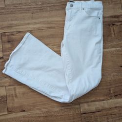 J. Crew White flare Jeans Size 29