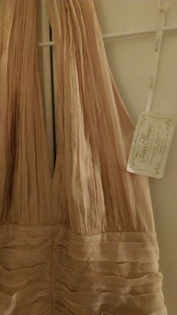 New with tags ladies semi-formal champagne colored dress