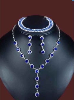 Jewelry sets 2-pc and 3pc rhinestones and silver tones available in bulks also for resale
