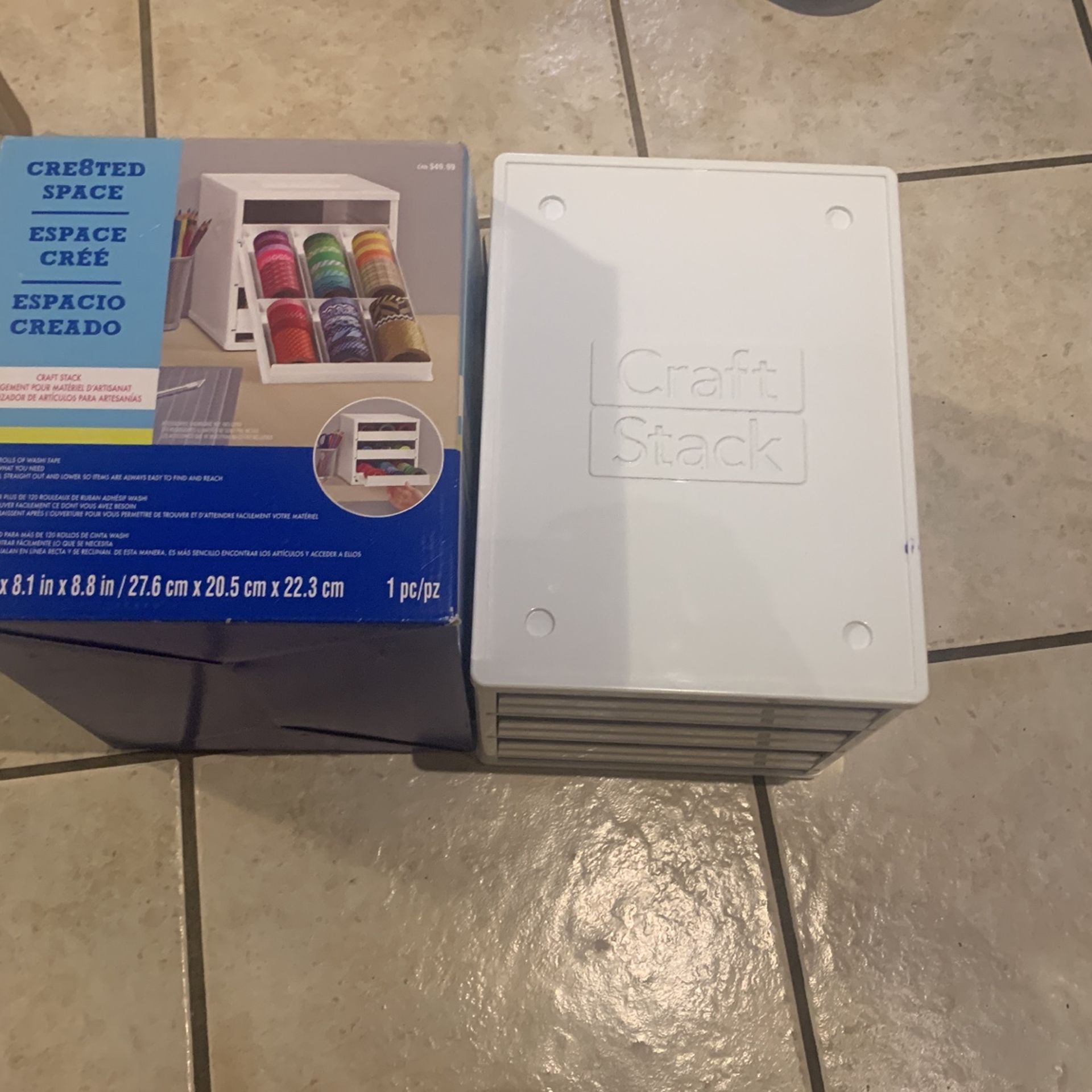 Cre8ted Space Craft Stack (washi Tape Organizer)