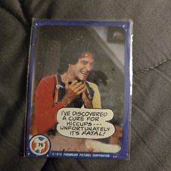 1978 Mork and mindy card Robin williams