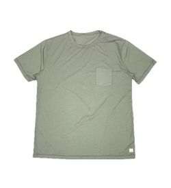 Vuori Tradewind Performance Shirt Mens XL Green Stretch Athleisure Pocket V109
