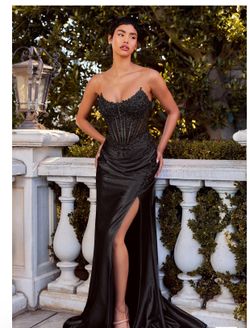 Black Gown Corset Dress