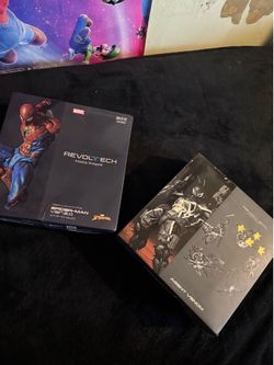 Revoltech Amazing Yamaguchi Figures (Spiderman and Agent Venom
