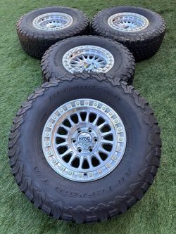 KMC ford f150 rims ford 6x135 Wkeels new 35x12.50/17 tires