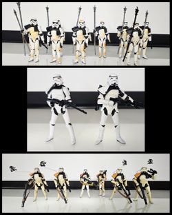 *IMPERIAL SANDTROOPER LOT* 17 Sandtroopers + 2012 Walmart Exclusive Dewback