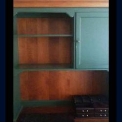 Ethan Allen  French Country Hutch Use On A Buffet Or Desk Green