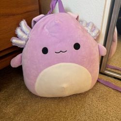 Squishmallow Axolotl Backpack