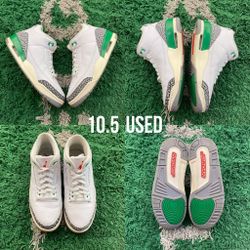Air Jordan 3 Lucky Green Size 10.5W