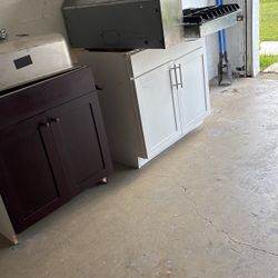 White Bathroom Cabinet $175