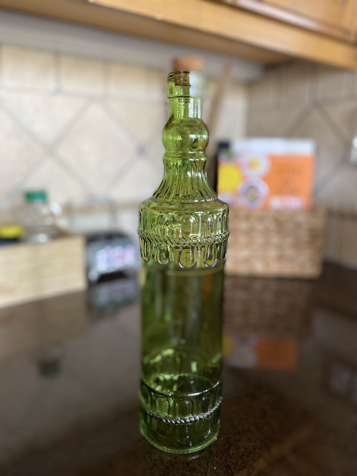 Vintage glass bottle 