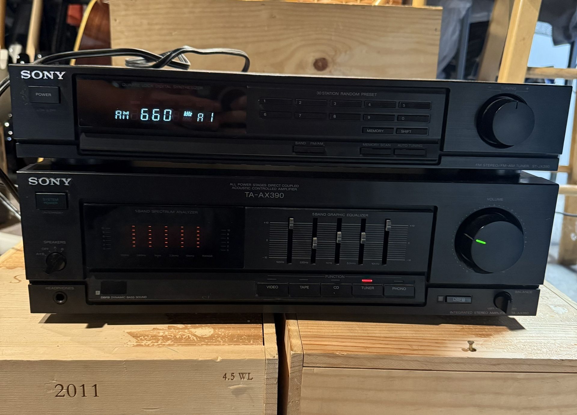 Sony Stereo Receiver TA-AX390 With Tuner